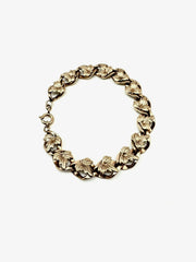 Anjeli Vintage Gold-Fill Leaf Bracelet - Stone Cooper