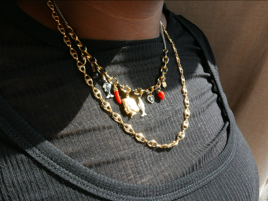 Sweet & Spicy Charm Necklace - Stone Cooper