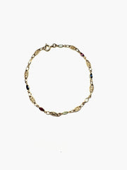 Elsie Vermeil Vintage Gemstone Bracelet - Stone Cooper
