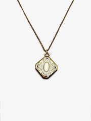 Engraved Antique Gold Filled Locket - Stone Cooper