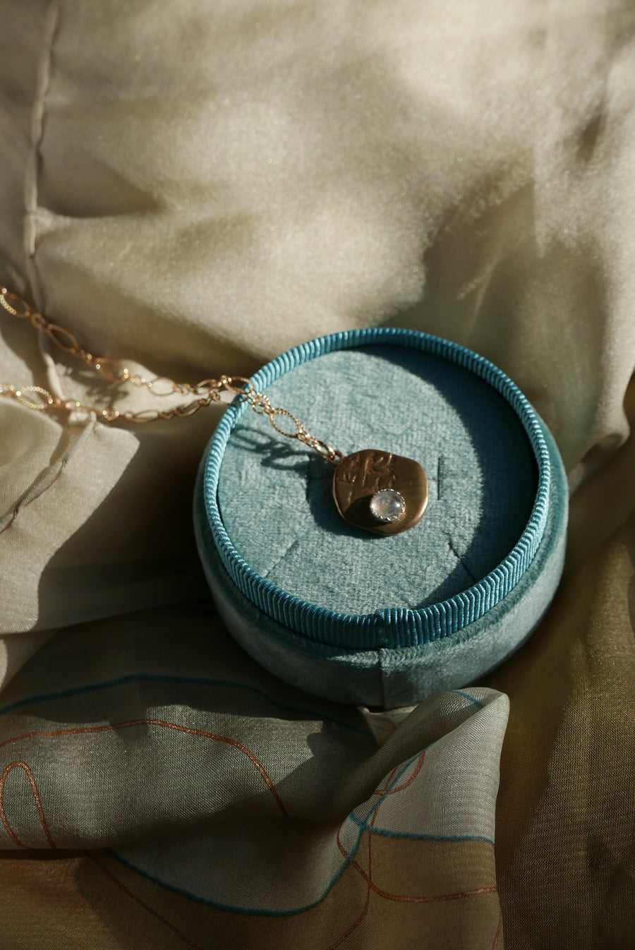 The Gazer Coin Necklace - Stone Cooper