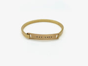 Custom Brass Clip-Cuff - Stone Cooper