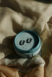 Silver Courtney Hoops - Stone Cooper
