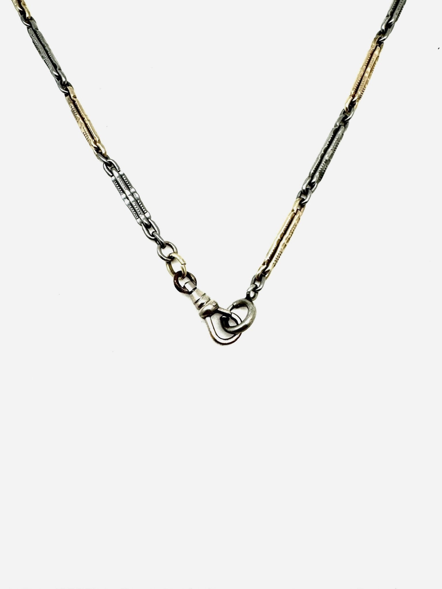 Roberta Antique Two-Toned Watch Chain - Stone Cooper