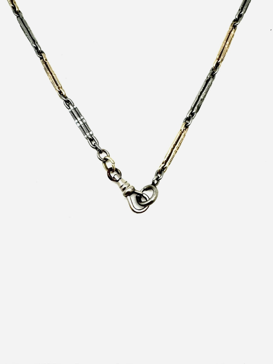 Roberta Antique Two-Toned Watch Chain - Stone Cooper