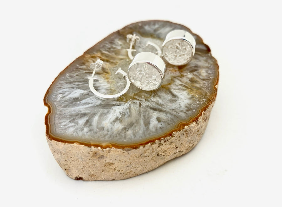 Herkimer Shaker Earrings - Stone Cooper