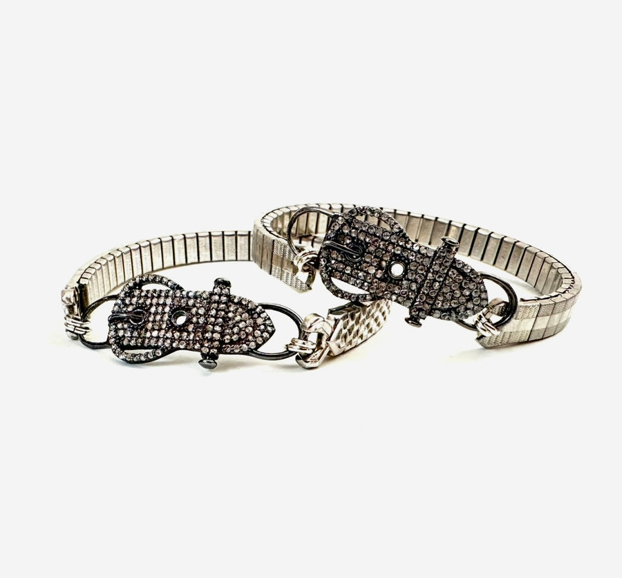 Diamond Buckle Watch Band Bracelets - Stone Cooper