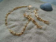 Chain-Link Gold Fill Earrings - Stone Cooper