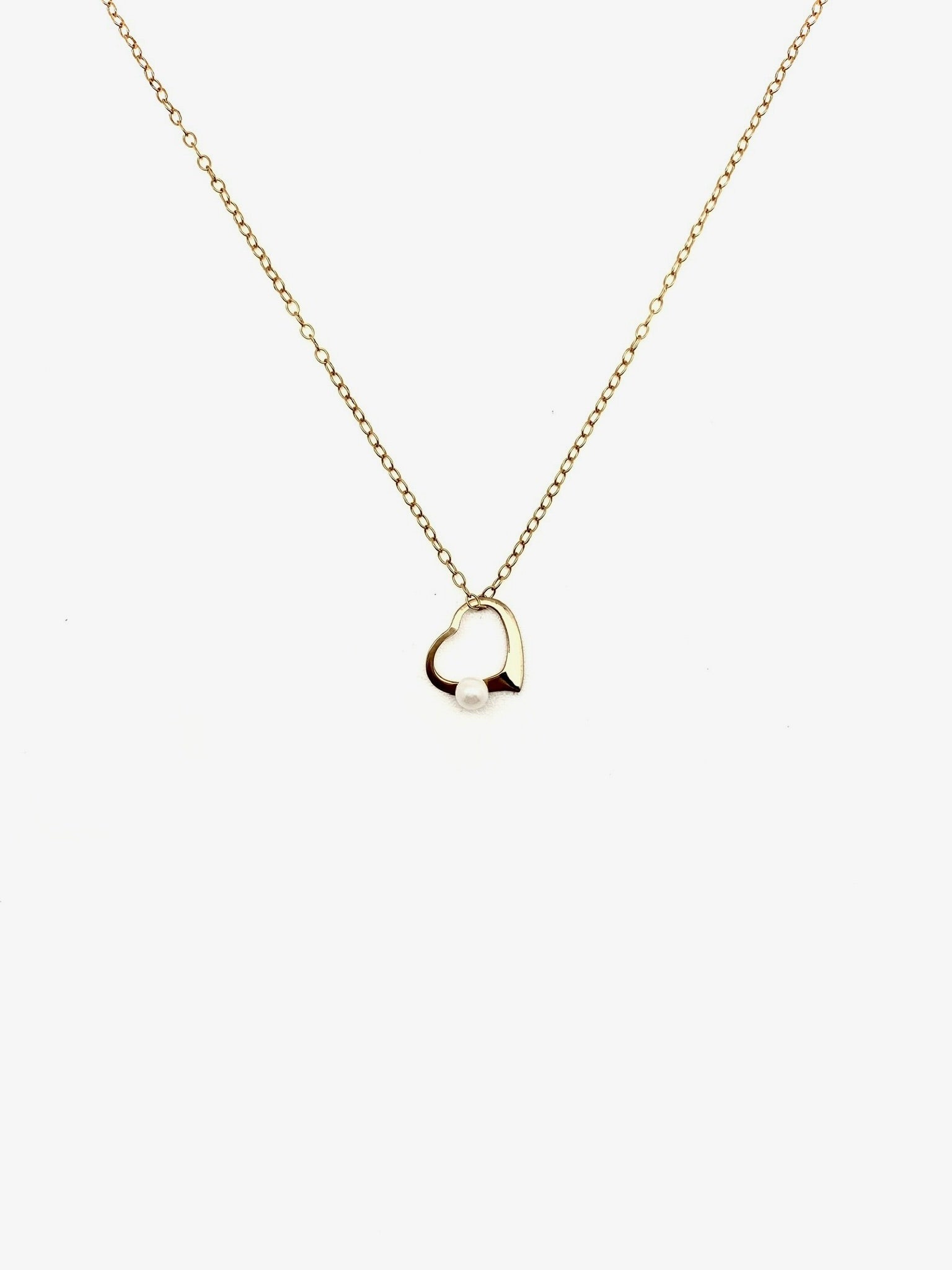 Always Pearl Heart Necklace - Stone Cooper