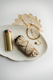 Edie Vintage Lighter Case - Stone Cooper