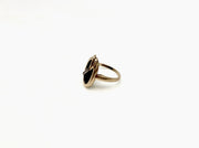 Onyx and Diamond 10K Eve Ring (6.25) - Stone Cooper