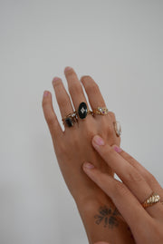 Antique Ruby, Diamond 14K Ring (6) - Stone Cooper