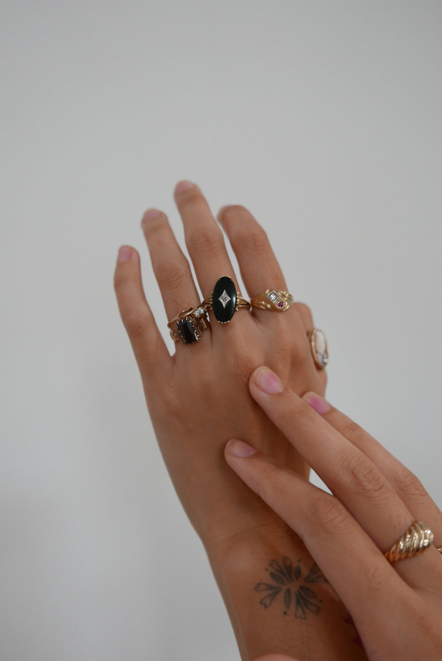 Antique Ruby, Diamond 14K Ring (6) - Stone Cooper