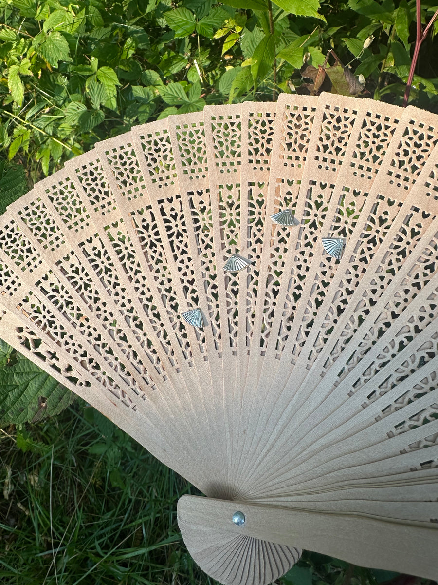 Mabel Fan Studs - Stone Cooper