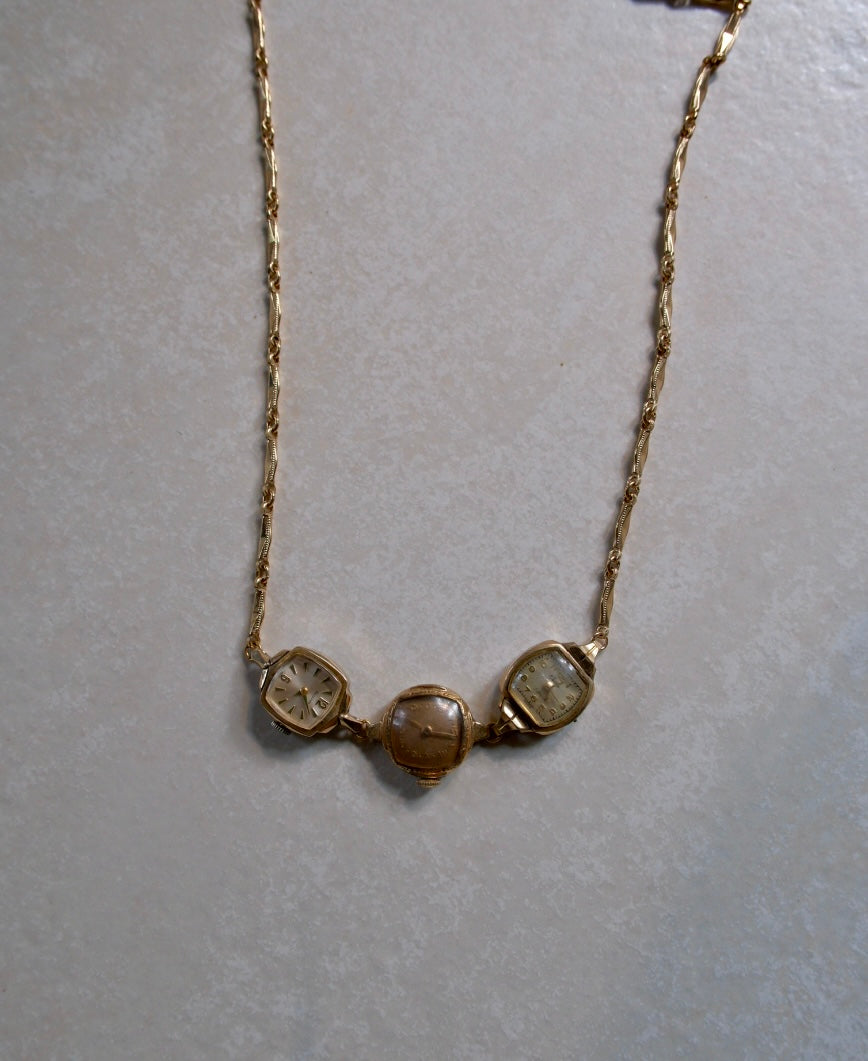 Meridian - Vintage Watch Necklace - Stone Cooper