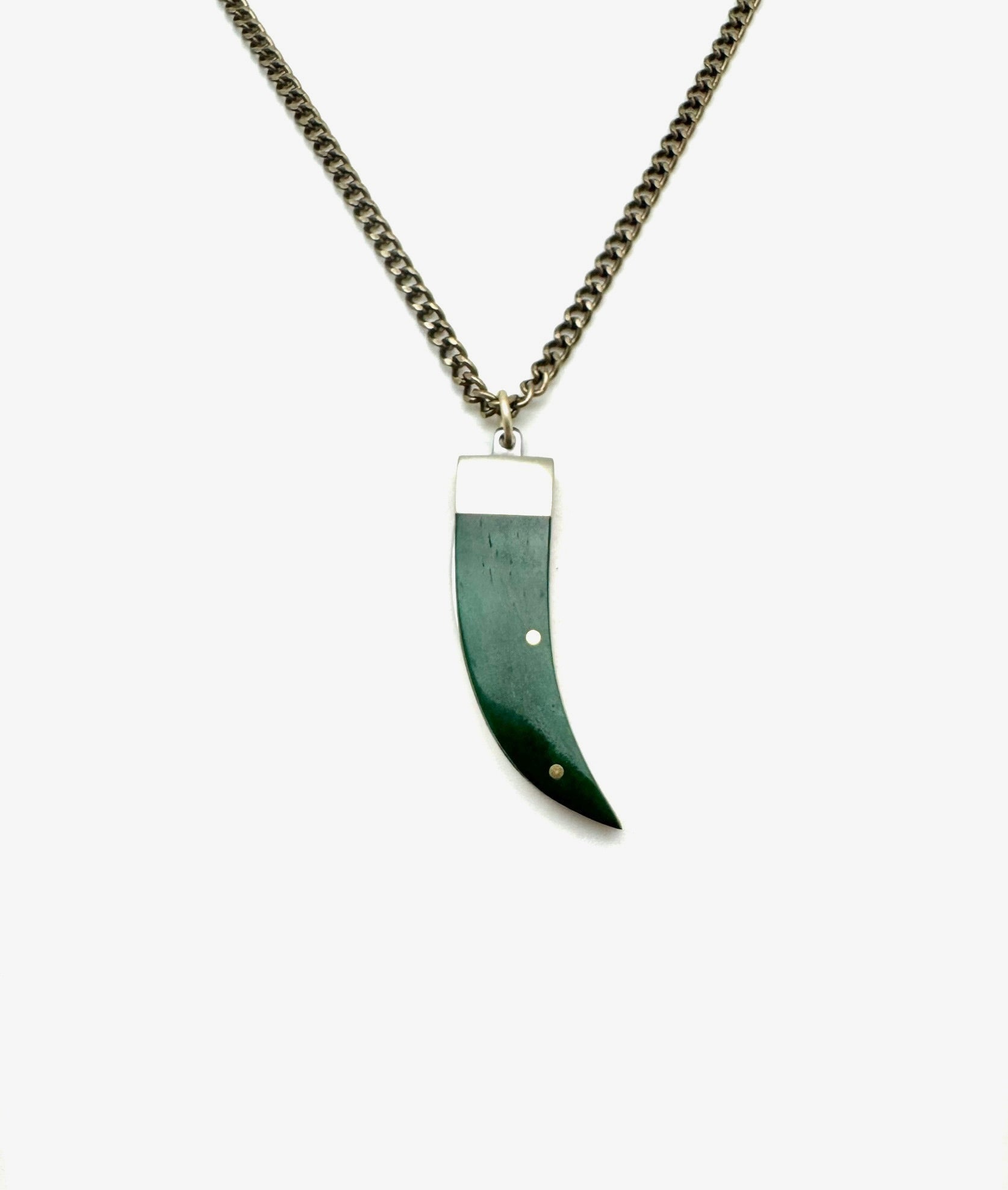 Good-Luck Green Claw Knife - Stone Cooper