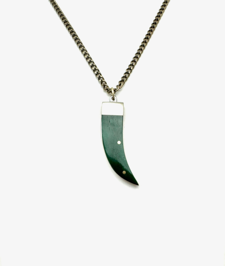 Good-Luck Green Claw Knife - Stone Cooper