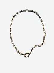 Gold Filled Chain Charm Holder - Stone Cooper