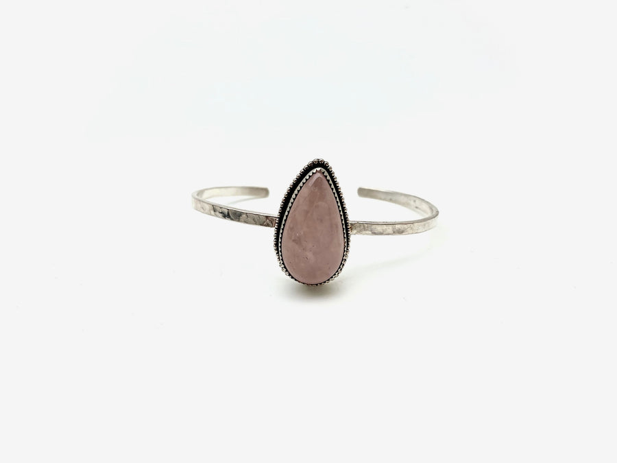 Rose Quartz Cuff - Stone Cooper
