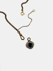Eleanor Carnelian Intaglio Antique Watch Chain Necklace - Stone Cooper