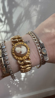 Claudette Antique Cameo Expansion Bracelet - Stone Cooper