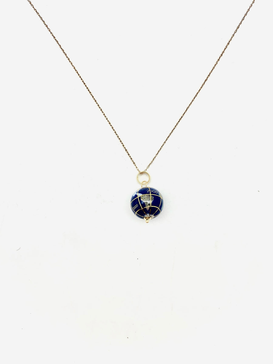 Tasia Globe Necklace (14K) - Stone Cooper