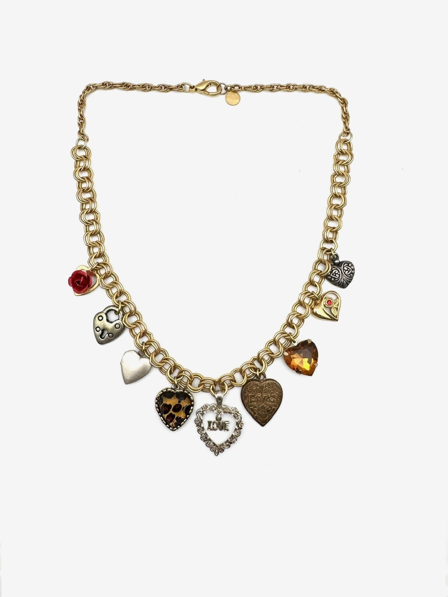 Queen of Hearts Charm Necklace - Stone Cooper