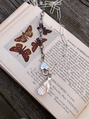 Anais Moonstone Hand Necklace - Stone Cooper