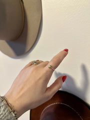 Peridot Forest Stacker Ring - Stone Cooper