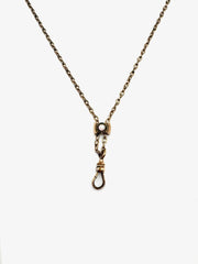 Julia Opal Slide Lorgnette Chain - Stone Cooper