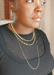 Classic Square Hoops - Stone Cooper