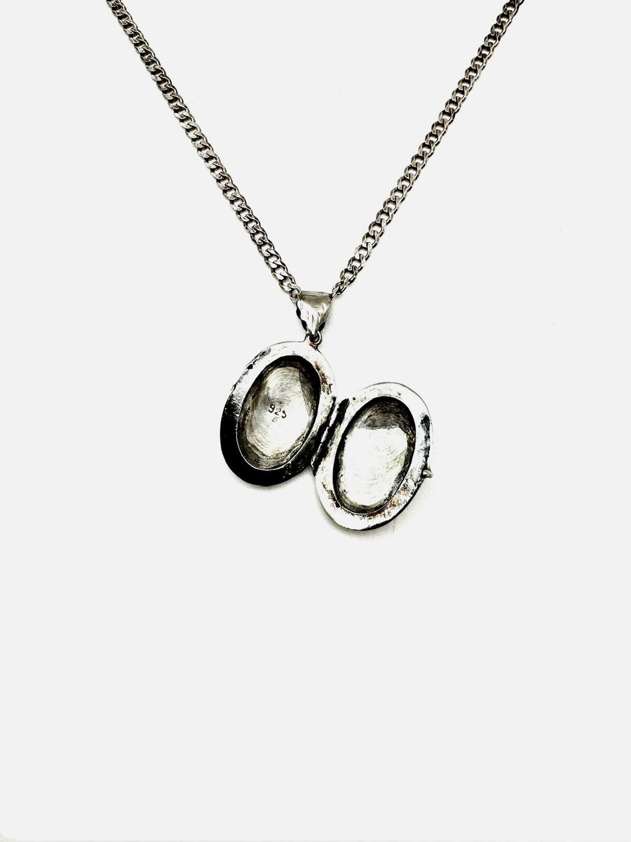 Louisa Sterling Locket - Stone Cooper