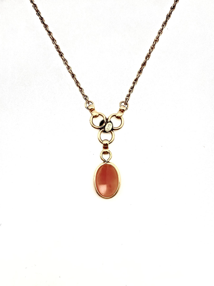 Jacqueline Cameo Necklace - Stone Cooper