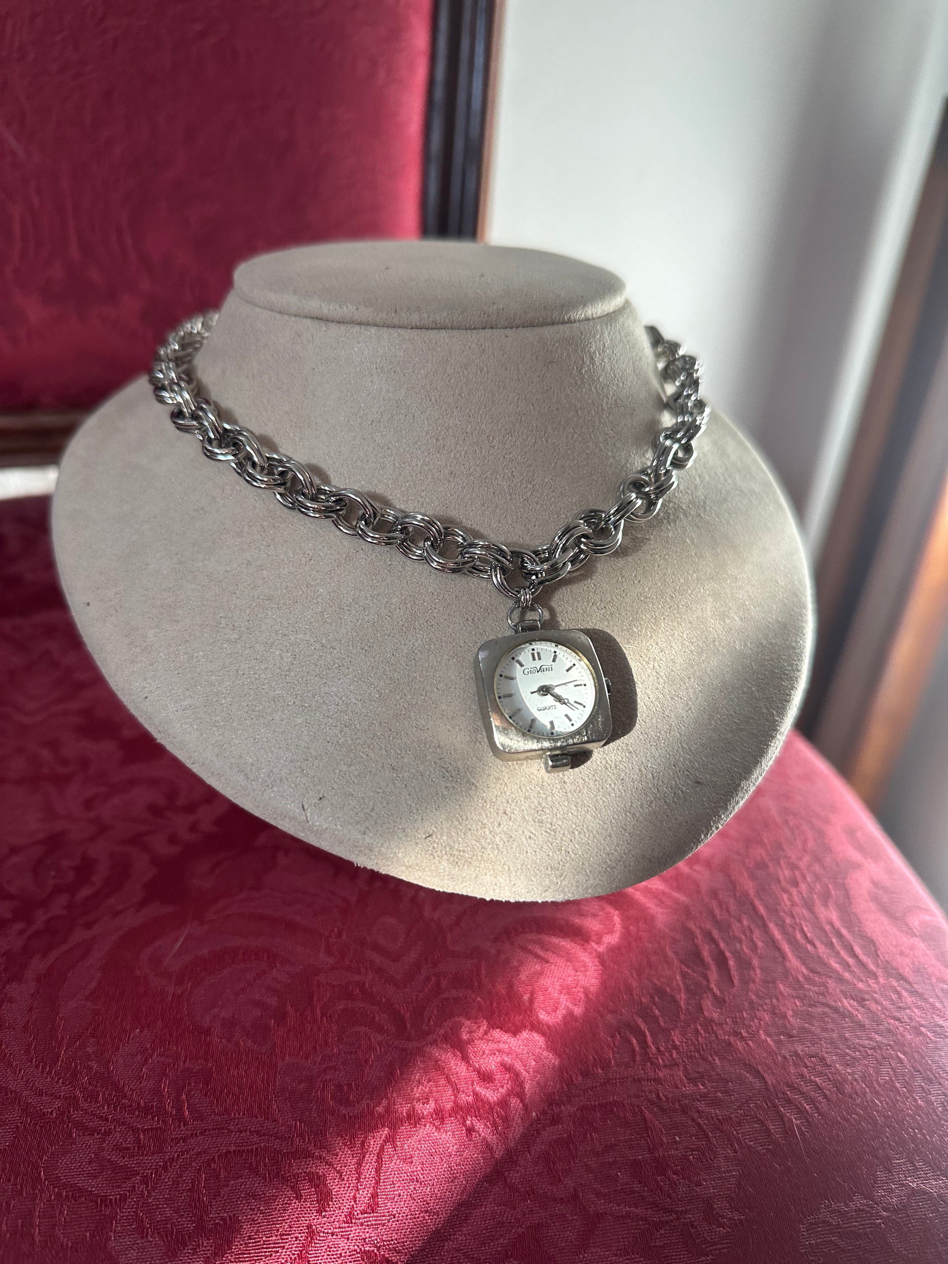 Sequence Watch Necklace - Stone Cooper