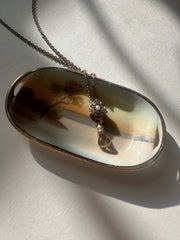 Shiela Seed Pearl, Ruby Slide Necklace - Stone Cooper