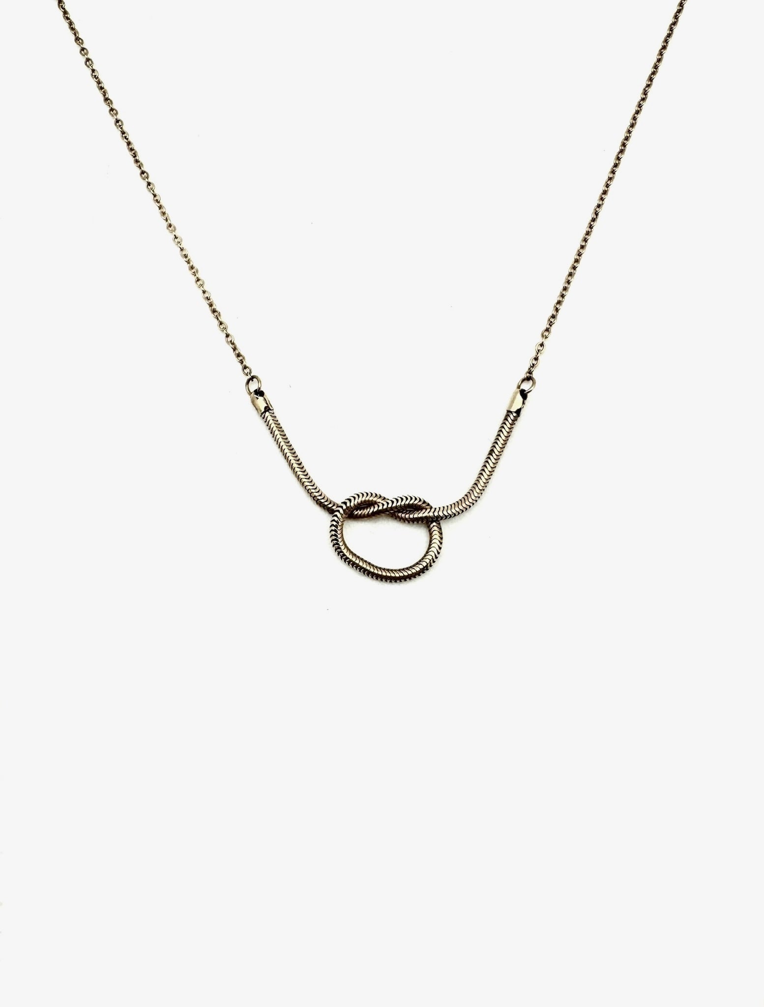 Krementz Vintage Love Knot Necklace - Stone Cooper