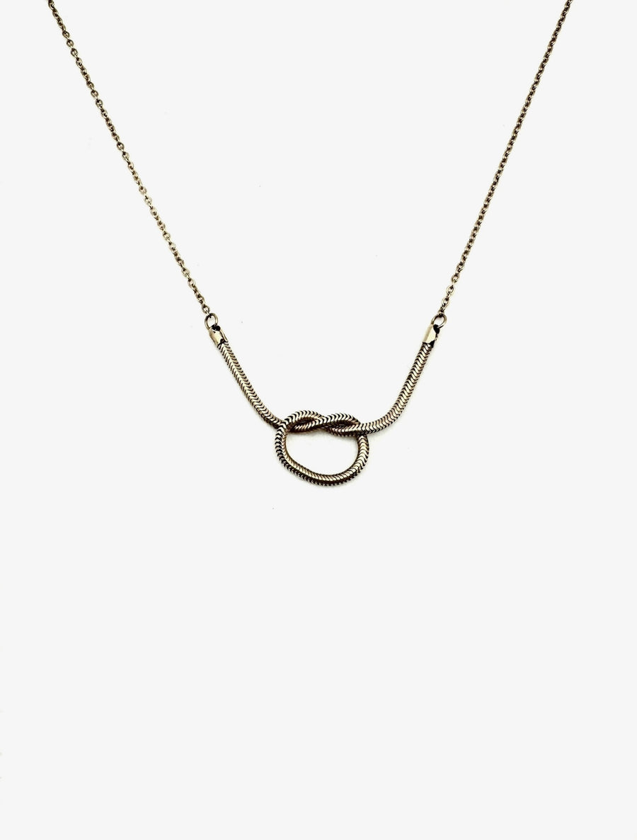 Krementz Vintage Love Knot Necklace - Stone Cooper