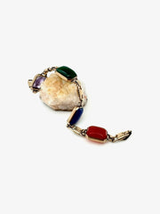 Vivian Vintage Gold Filled Gemstone Bracelet - Stone Cooper