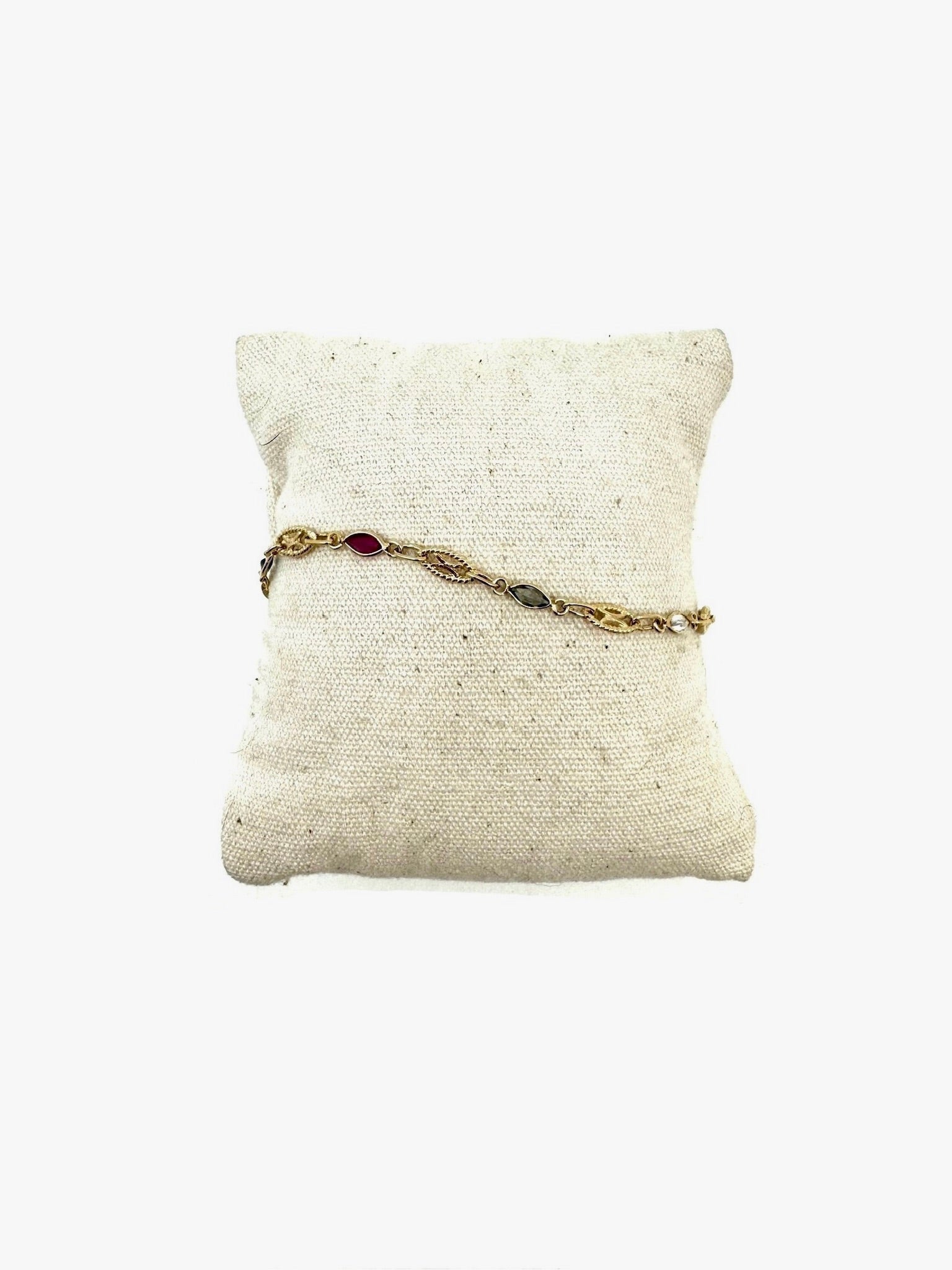 Elsie Vermeil Vintage Gemstone Bracelet - Stone Cooper