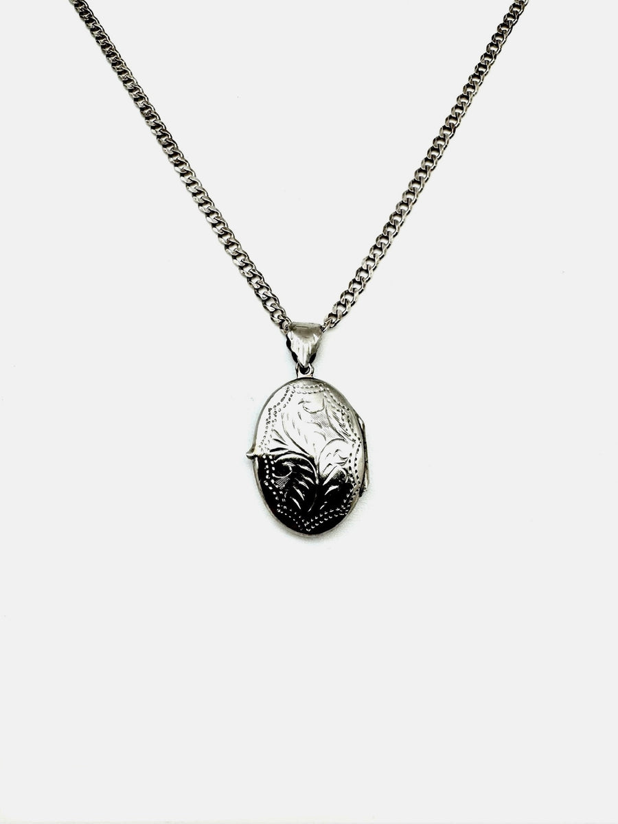 Louisa Sterling Locket - Stone Cooper