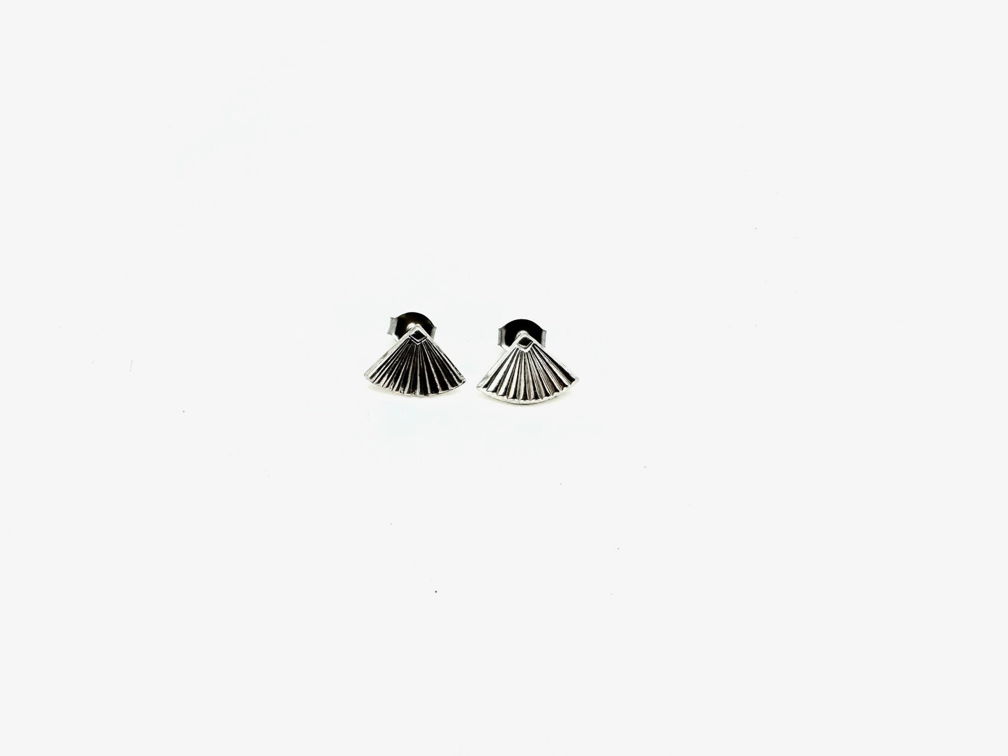 Mabel Fan Studs - Stone Cooper
