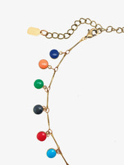 Enameled Fringe Choker - Stone Cooper