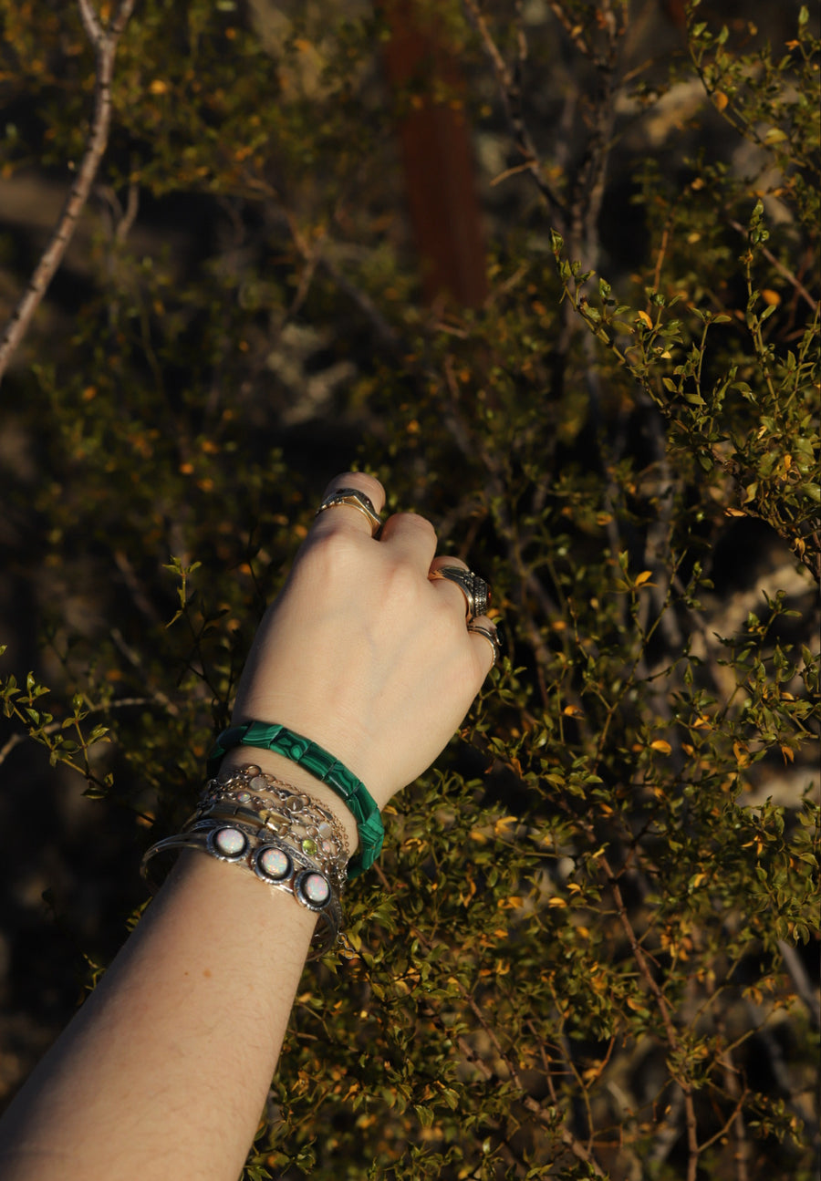 Opal Cuff Bracelet - Stone Cooper