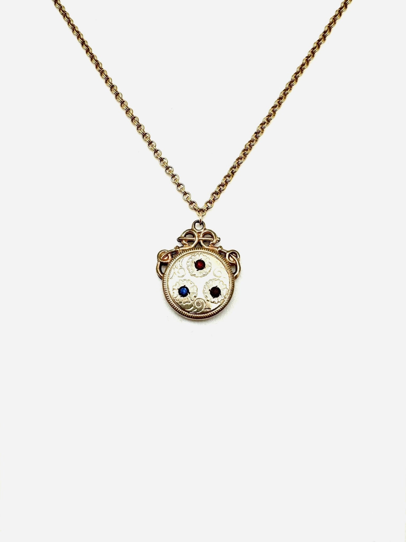 ZeuLan Antique Fob Necklace - Stone Cooper