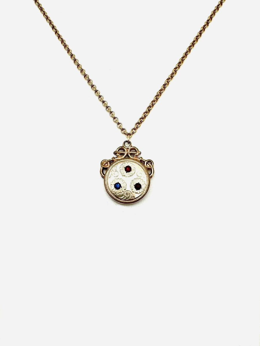 ZeuLan Antique Fob Necklace - Stone Cooper