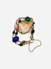 Darlene Double Strand Vintage Scarab Bracelet - Stone Cooper