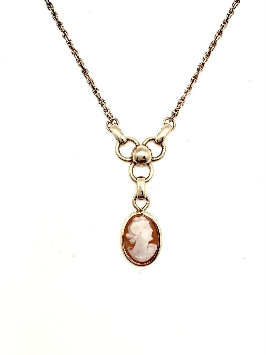 Jacqueline Cameo Necklace - Stone Cooper