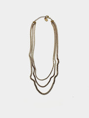 Gold Filled 3-Strand Olivia Necklace - Stone Cooper