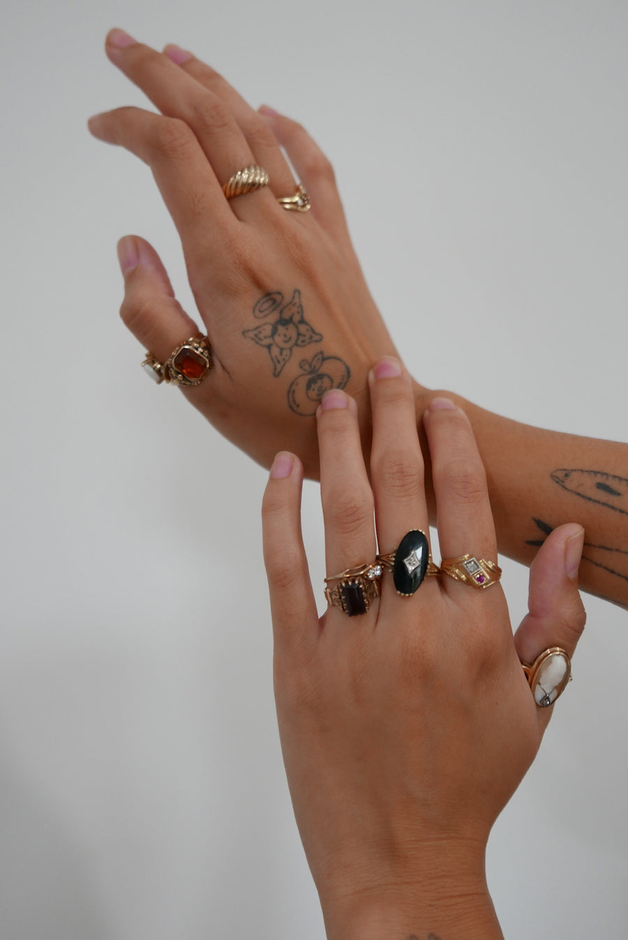 Antique Ruby, Diamond 14K Ring (6) - Stone Cooper