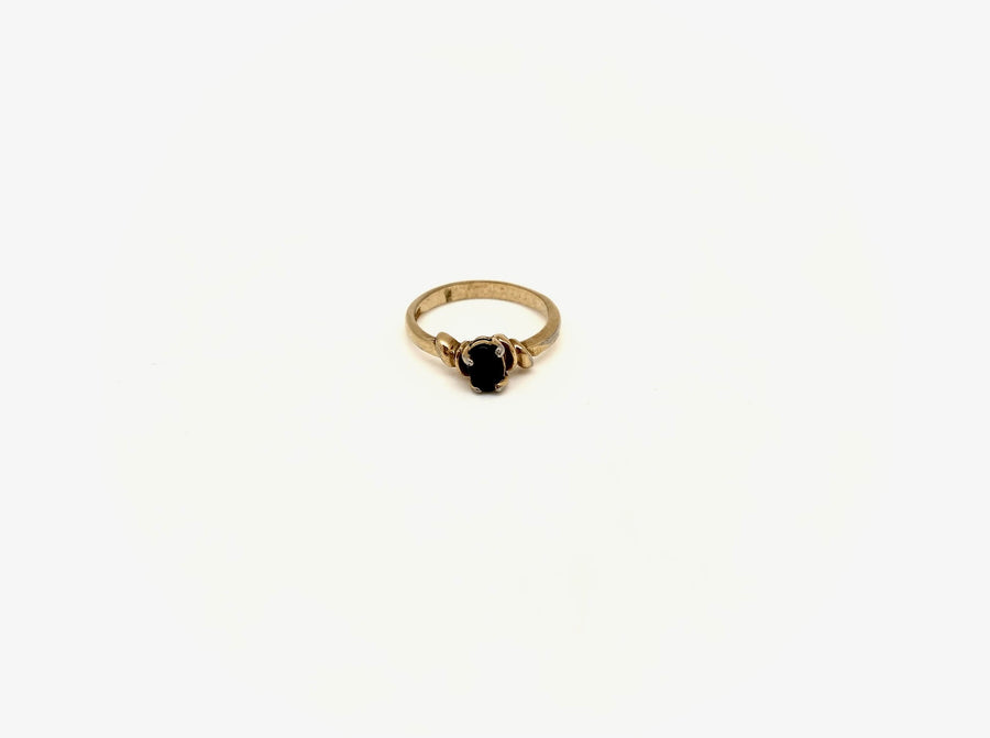 Classic Vintage Onyx 14K Ring (5) - Stone Cooper